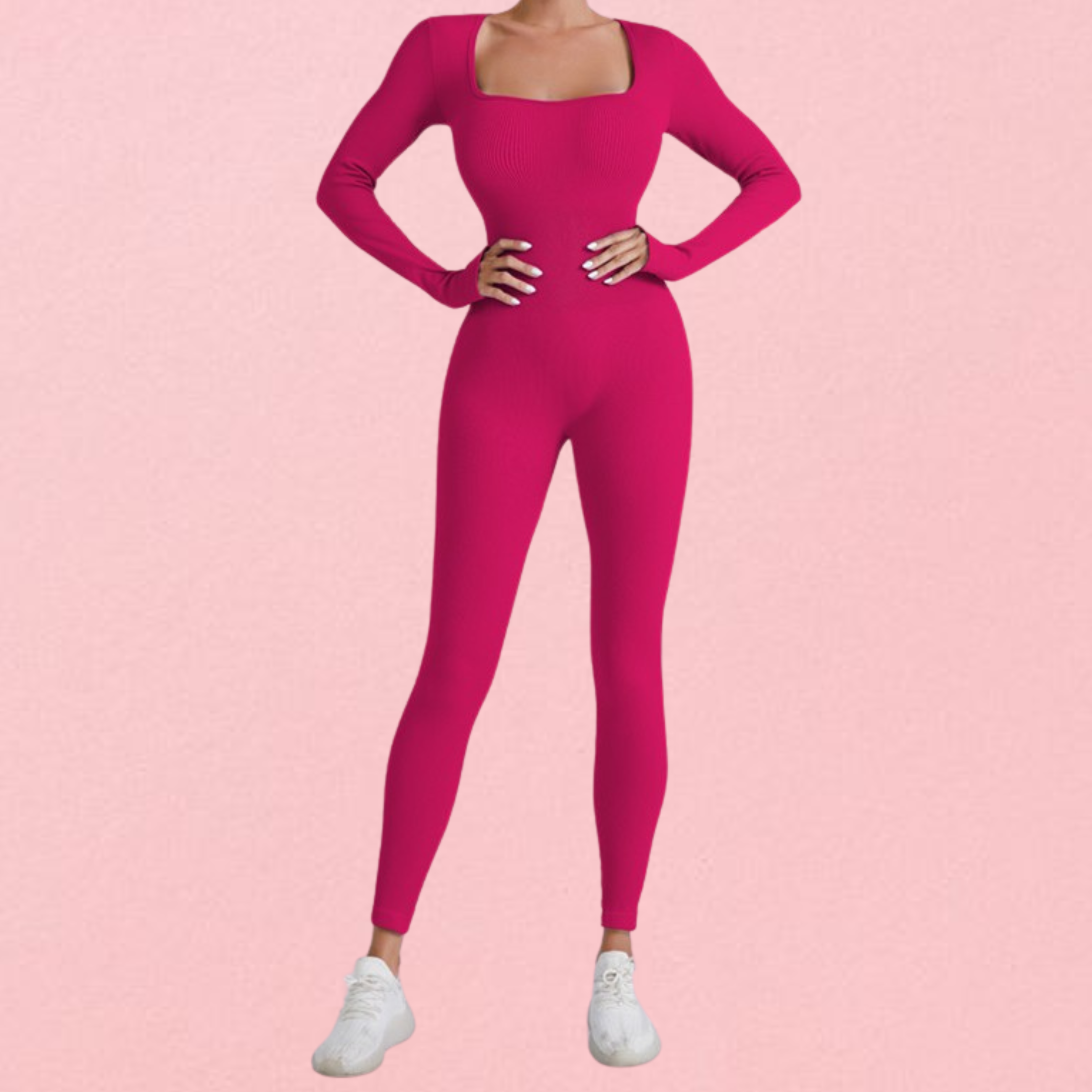 Snatch bodysuit in Pink
